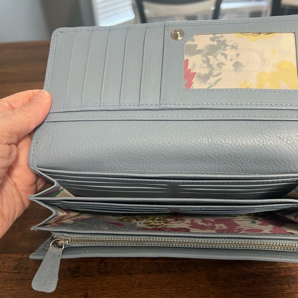 Elegant Blue Women's Wallet